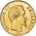 Moneta, Francia, Napoleon III, 100 Francs, 1855, Paris, BB+, Oro, KM:786.1
