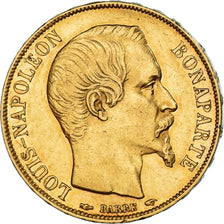 Moneta, Francia, Louis Napoleon, 20 Francs, 1852, Paris, SPL-, Oro, KM:774