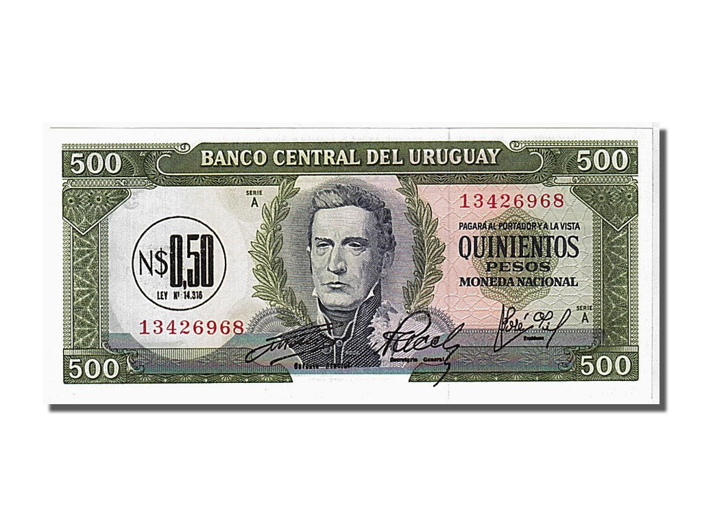 Billete, 500 Pesos, 1967, Uruguay, UNC