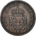 Coin, German States, PRUSSIA, Wilhelm I, 3 Pfennig, 1871, EF(40-45), Copper