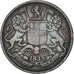 Coin, INDIA-BRITISH, 1/4 Anna, 1835, EF(40-45), Copper, KM:446.2