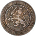 Moeda, Países Baixos, William III, 2-1/2 Cent, 1883, EF(40-45), Bronze