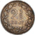 Munten, Nederland, William III, 2-1/2 Cent, 1883, ZF, Bronzen, KM:108.1