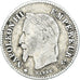 Münze, Frankreich, Napoleon III, 20 Centimes, 1867, Paris, S+, Silber