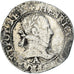 Monnaie, France, Henri III, Franc au Col Plat, 1576, Paris, TB, Argent