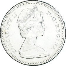 Moneta, Canada, Elizabeth II, 10 Cents, 1867-1967, Royal Canadian Mint, Ottawa