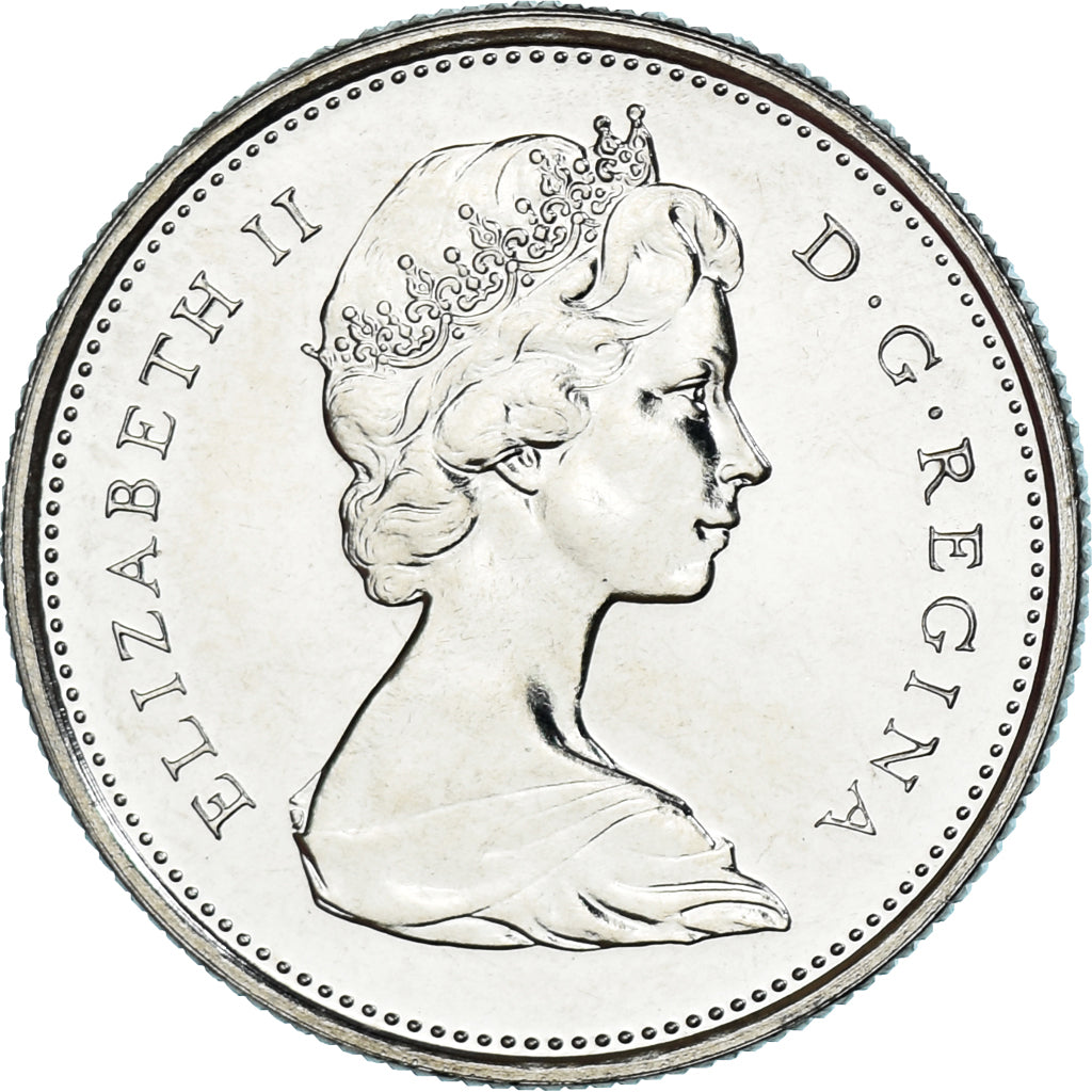 Coin, Canada, Elizabeth II, 25 Cents, 1972, Royal Canadian Mint, Ottawa