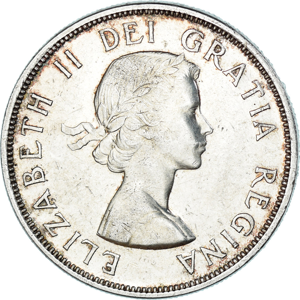 Coin, Canada, Elizabeth II, Dollar, 1958, Royal Canadian Mint, Ottawa
