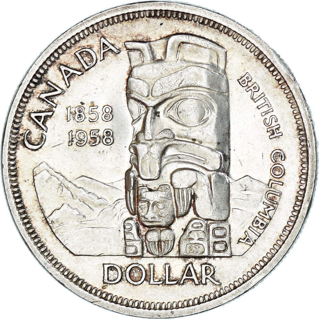 Coin, Canada, Elizabeth II, Dollar, 1958, Royal Canadian Mint, Ottawa