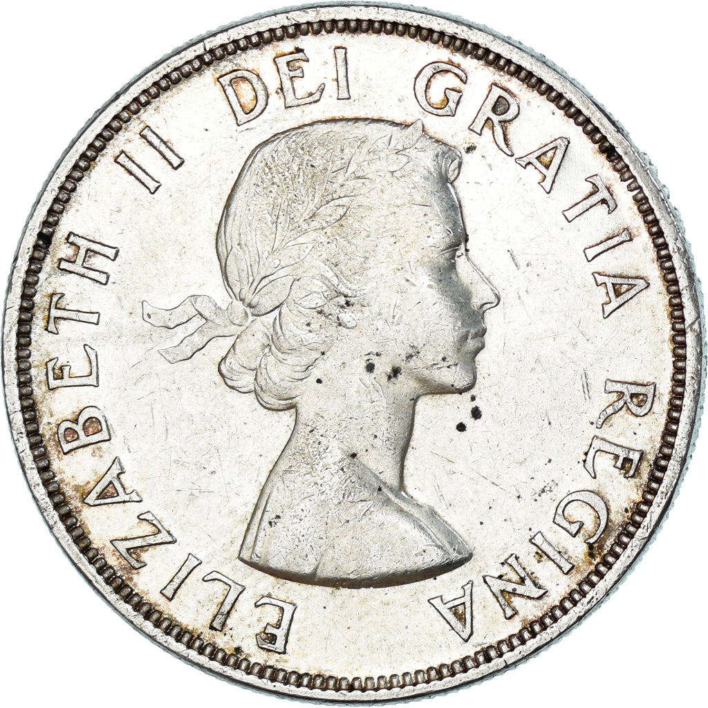 Coin, Canada, Elizabeth II, Dollar, 1959, Royal Canadian Mint, Ottawa