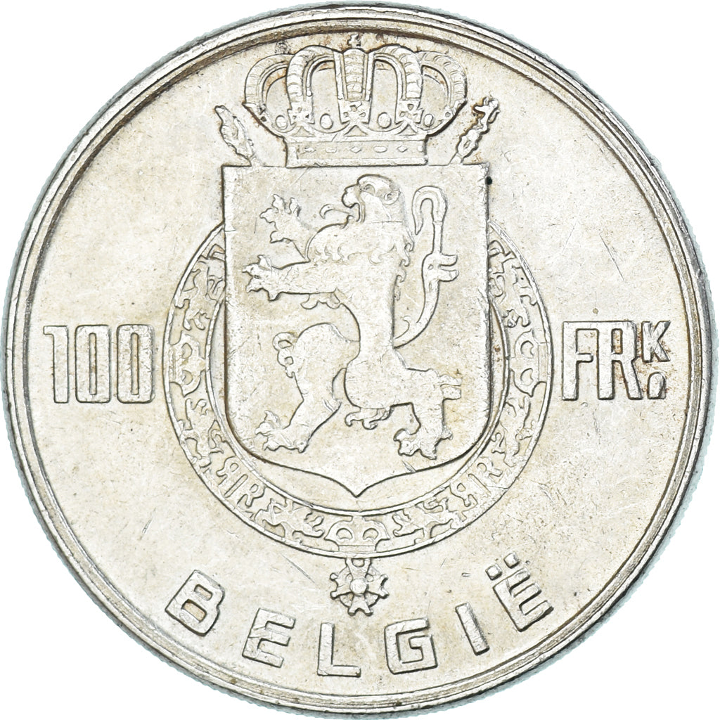 Moneta, Belgio, Régence Prince Charles, 100 Francs, 100 Frank, 1951, Bruxelles