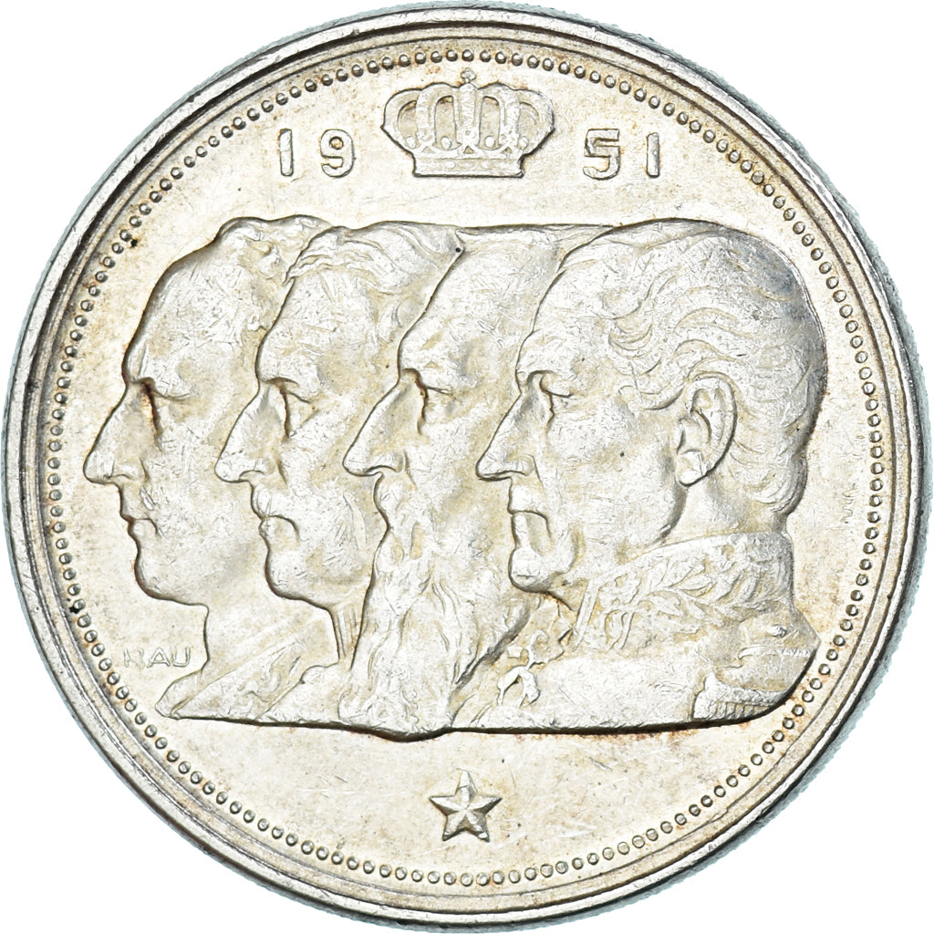 Moneta, Belgio, Régence Prince Charles, 100 Francs, 100 Frank, 1951, Bruxelles