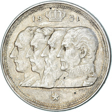 Moneta, Belgia, Régence Prince Charles, 100 Francs, 100 Frank, 1951, Bruxelles
