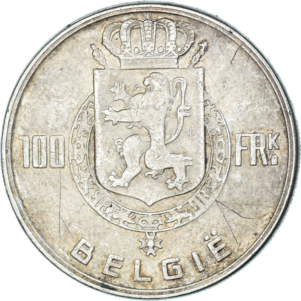 Monnaie, Belgique, Régence Prince Charles, 100 Francs, 100 Frank, 1951