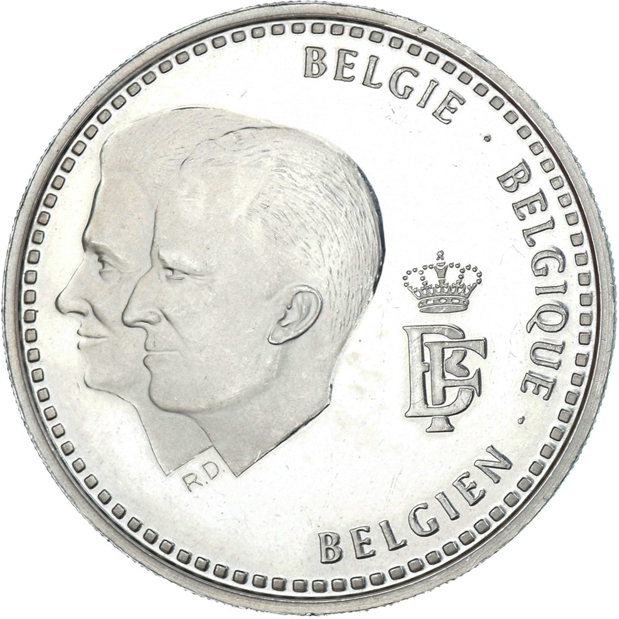 Coin, Belgium, Albert II, 250 Francs, 250 Frank, 1996, Brussels, MS(64), Silver