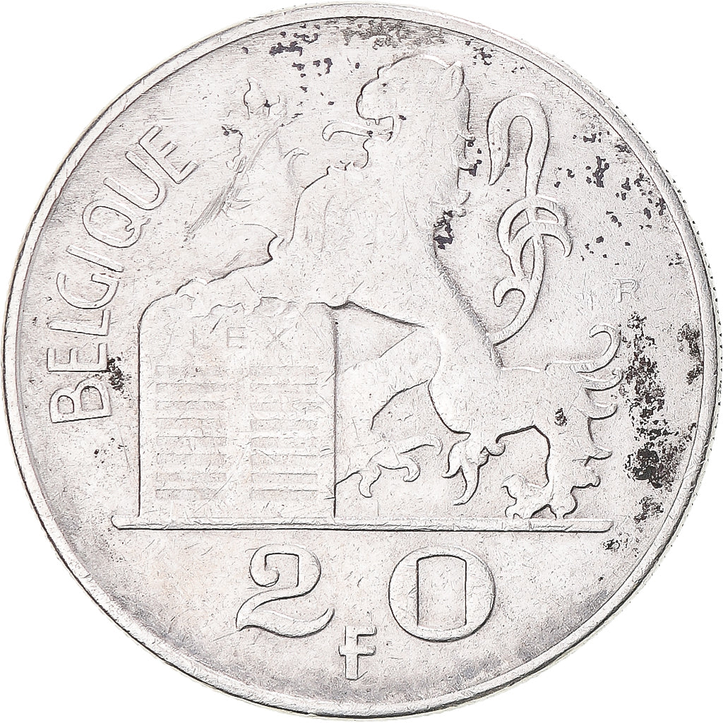 Coin, Belgium, Régence Prince Charles, 20 Francs, 20 Frank, 1950, Brussels