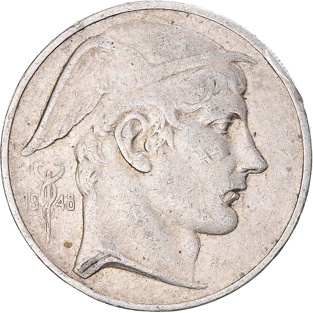 Moneta, Belgio, Régence Prince Charles, 50 Francs, 50 Frank, 1948, Brussels