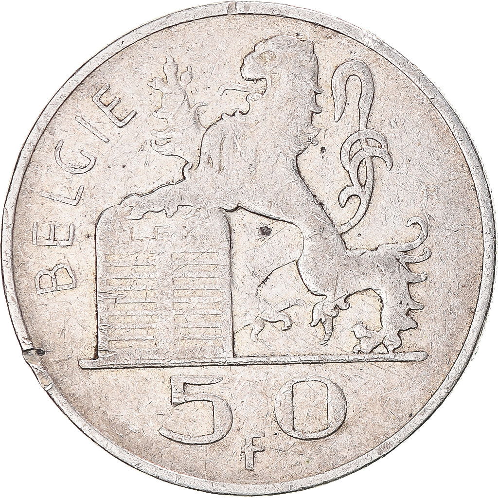 Moneta, Belgio, Régence Prince Charles, 50 Francs, 50 Frank, 1948, Brussels
