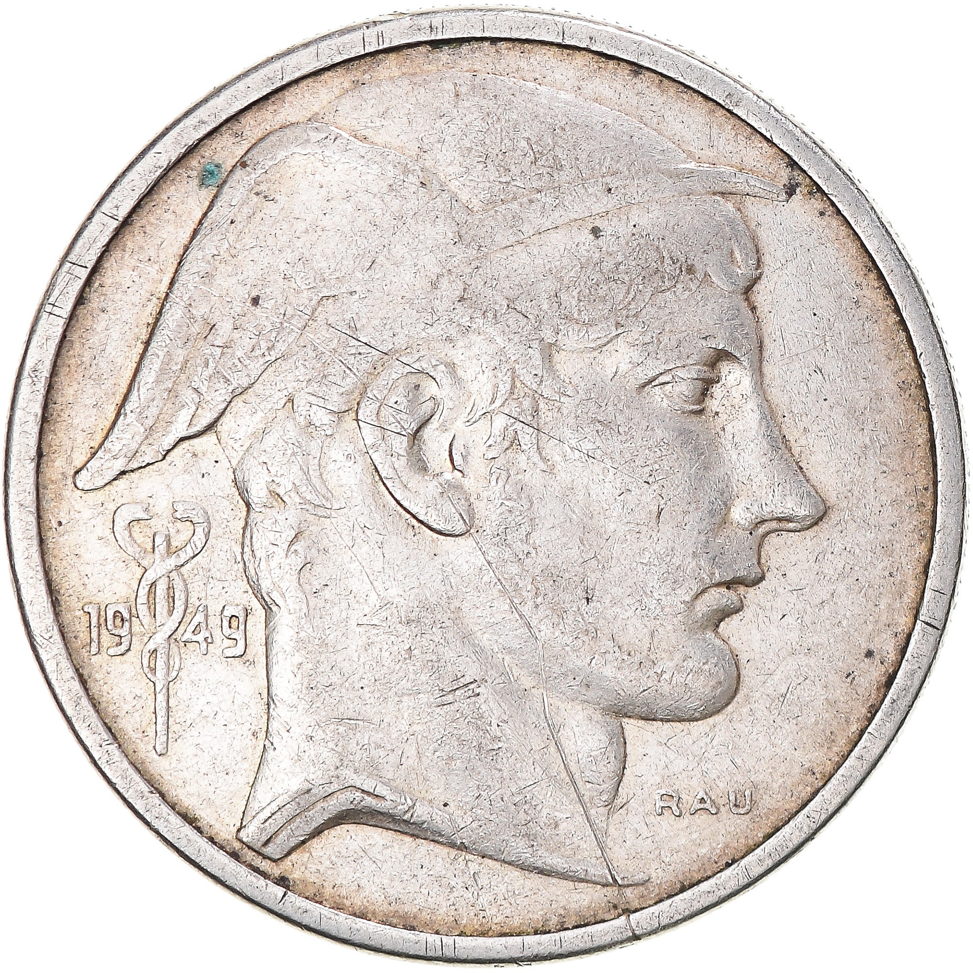 Coin, Belgium, Régence Prince Charles, 50 Francs, 50 Frank, 1949, Brussels