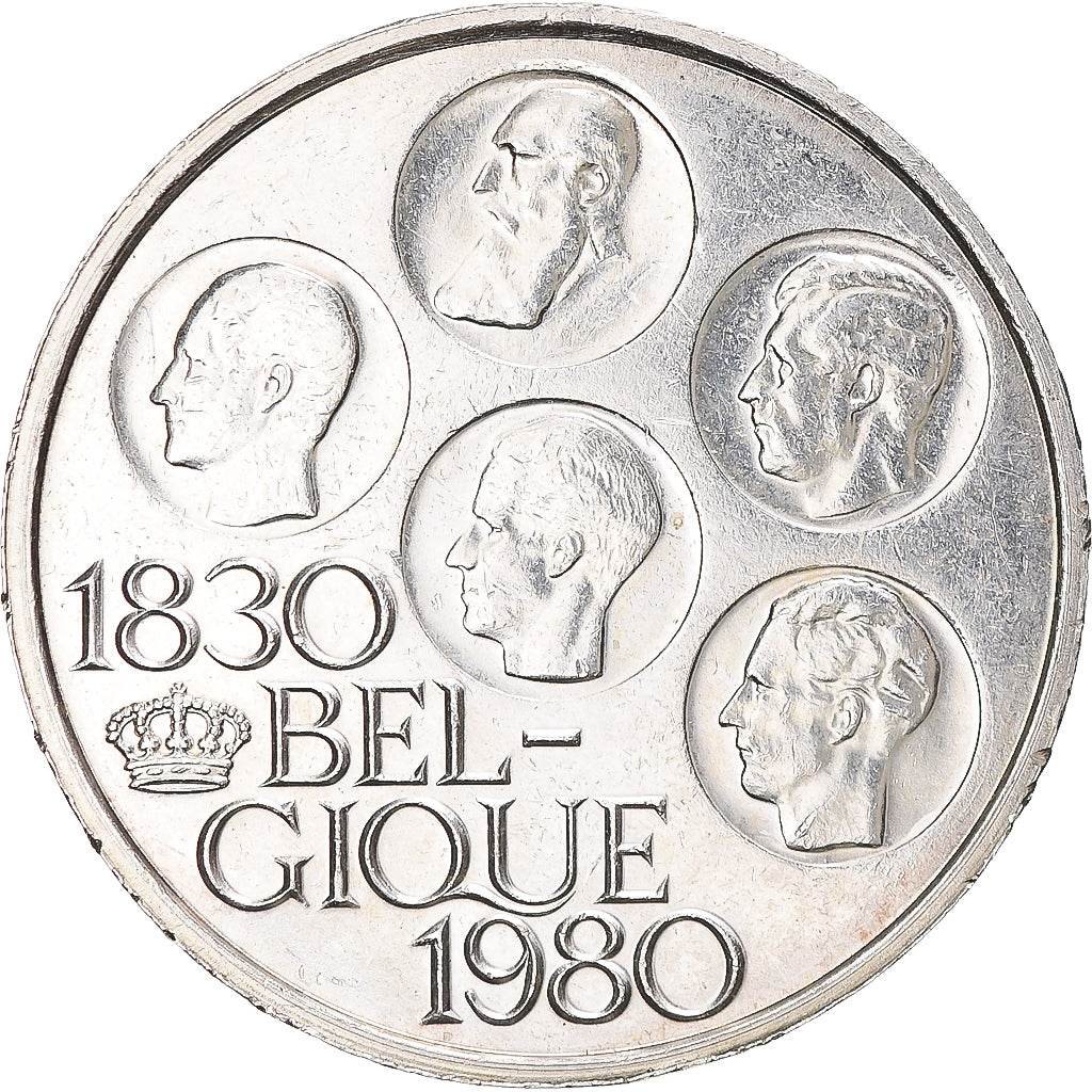 Münze, Belgien, Baudouin I, 500 Francs, 500 Frank, 1980, Brussels, VZ, Silver