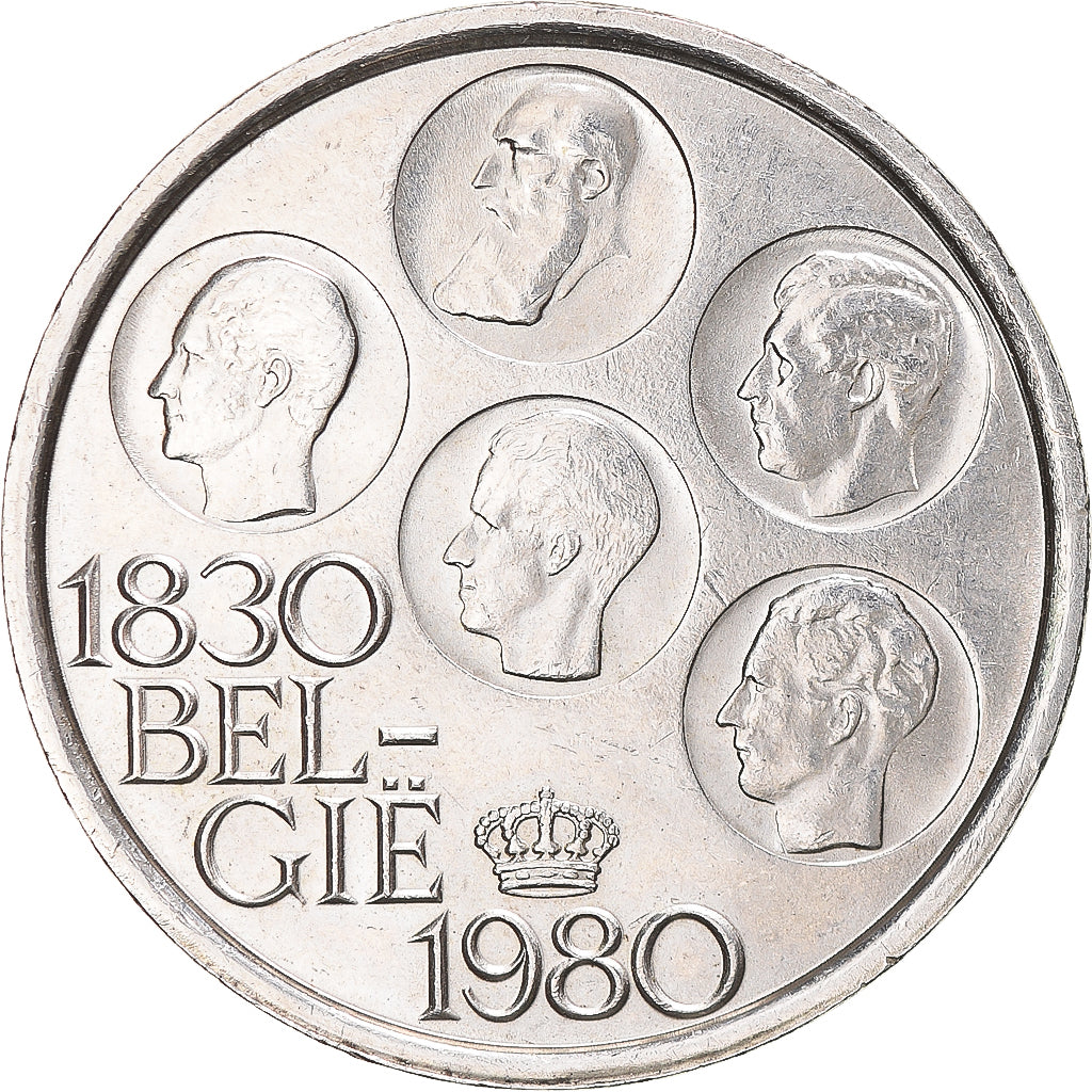 Coin, Belgium, Baudouin I, 500 Francs, 500 Frank, 1980, Brussels, AU(55-58)