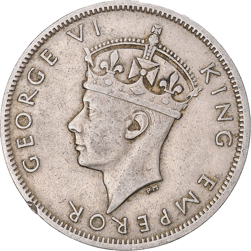 Münze, Southern Rhodesia, George VI, 2 Shillings, 1947, SS, Kupfer-Nickel