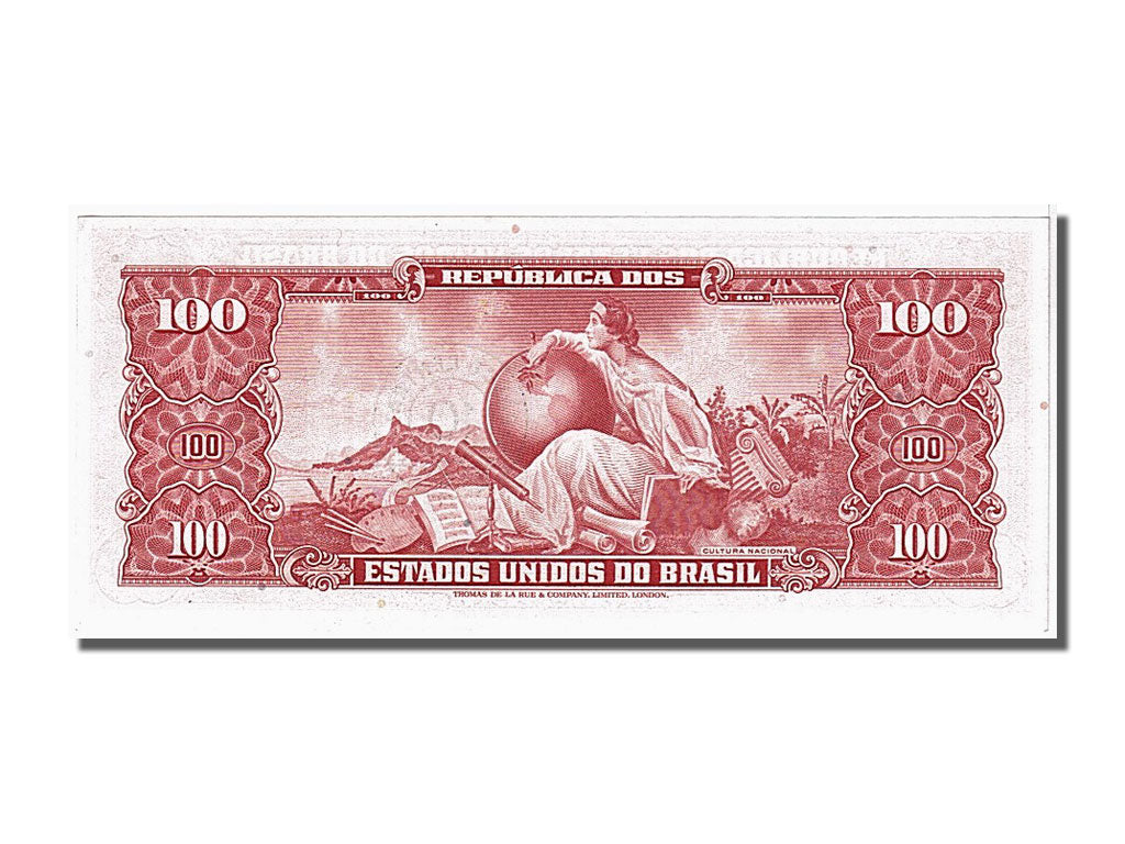 Brazil, 100 Cruzeiros, 1963, KM #180, UNC(65-70), 033469