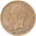 Coin, Belgian Congo, Leopold III, 5 Francs, 1936, EF(40-45), Nickel-Bronze