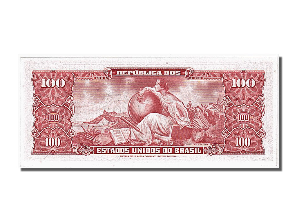 Geldschein, Brasilien, 100 Cruzeiros, 1963, UNZ