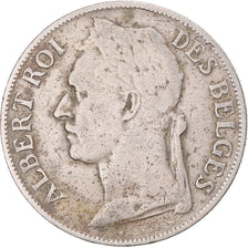 Coin, Belgian Congo, Albert I, Franc, 1923, VF(30-35), Copper-nickel, KM:20