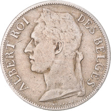 Coin, Belgian Congo, Albert I, Franc, 1925, VF(30-35), Copper-nickel, KM:20