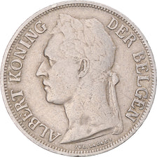 Coin, Belgian Congo, Albert I, Franc, 1928, EF(40-45), Copper-nickel, KM:21