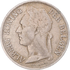 Coin, Belgian Congo, Albert I, Franc, 1928, EF(40-45), Copper-nickel, KM:21