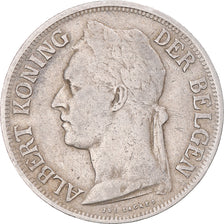 Coin, Belgian Congo, Albert I, Franc, 1929, VF(30-35), Copper-nickel, KM:21