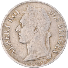 Coin, Belgian Congo, Albert I, Franc, 1929, VF(30-35), Copper-nickel, KM:20