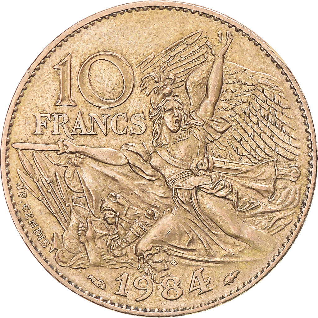 Monnaie, France, François Rude, 10 Francs, 1984, Pessac, Tranche B, TTB+