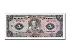 Banconote, Ecuador, 5 Sucres, 1982, 1982-08-20, FDS