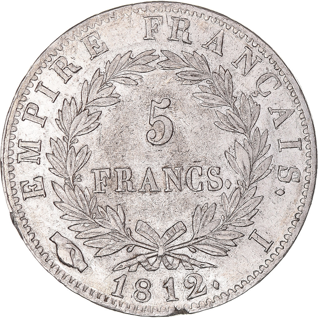 Moneda, Francia, Napoléon I, 5 Francs, 1812, Limoges, EBC, Plata, KM:694.7