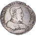 Munten, Frankrijk, Henri II, Teston à la tête nue, 1560, Lyon, ZF, Zilver