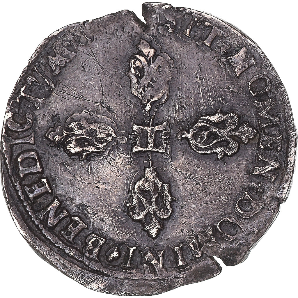 Monnaie, France, Henri IV, Demi Franc, Bordeaux, TTB+, Argent, Gadoury:590