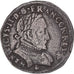 Moneda, Francia, Henri II, Teston au buste lauré, 2e type, 1560, Bayonne, MBC+