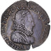 Coin, France, Henri III, Teston, 3e type au col fraisé, 1575, Paris, AU(50-53)