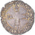 Monnaie, France, 1/8 d'écu à la croix de face, 1584, Nantes, Rare, TTB+