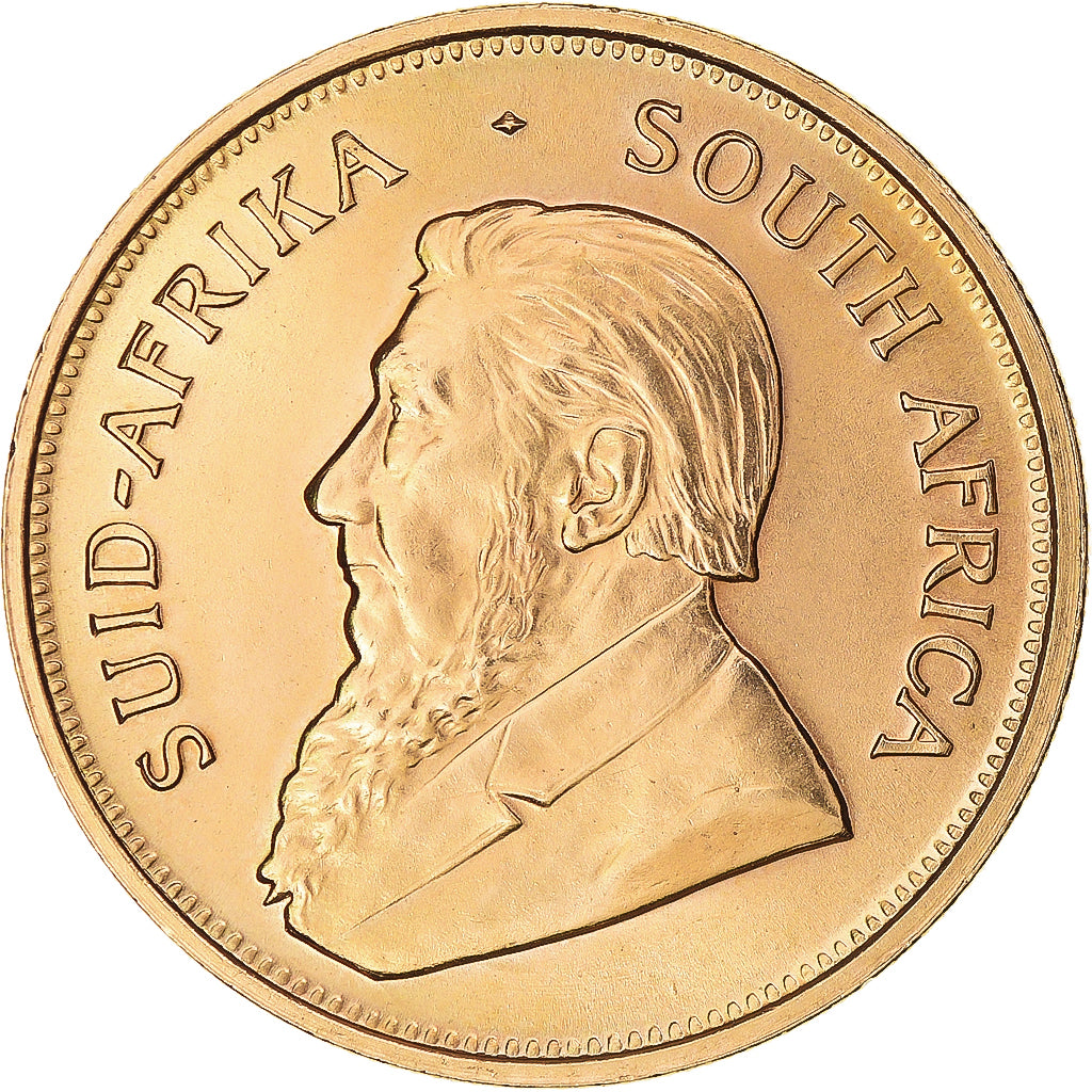Münze, Südafrika, Paul Kruger, Krugerrand, 1975, Pretoria, UNZ, Gold, KM:73