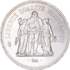 Coin, France, Hercule, 50 Francs, 1977, Paris, AU(55-58), Silver, KM:941.1