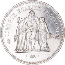 Coin, France, Hercule, 50 Francs, 1977, Paris, AU(55-58), Silver, KM:941.1