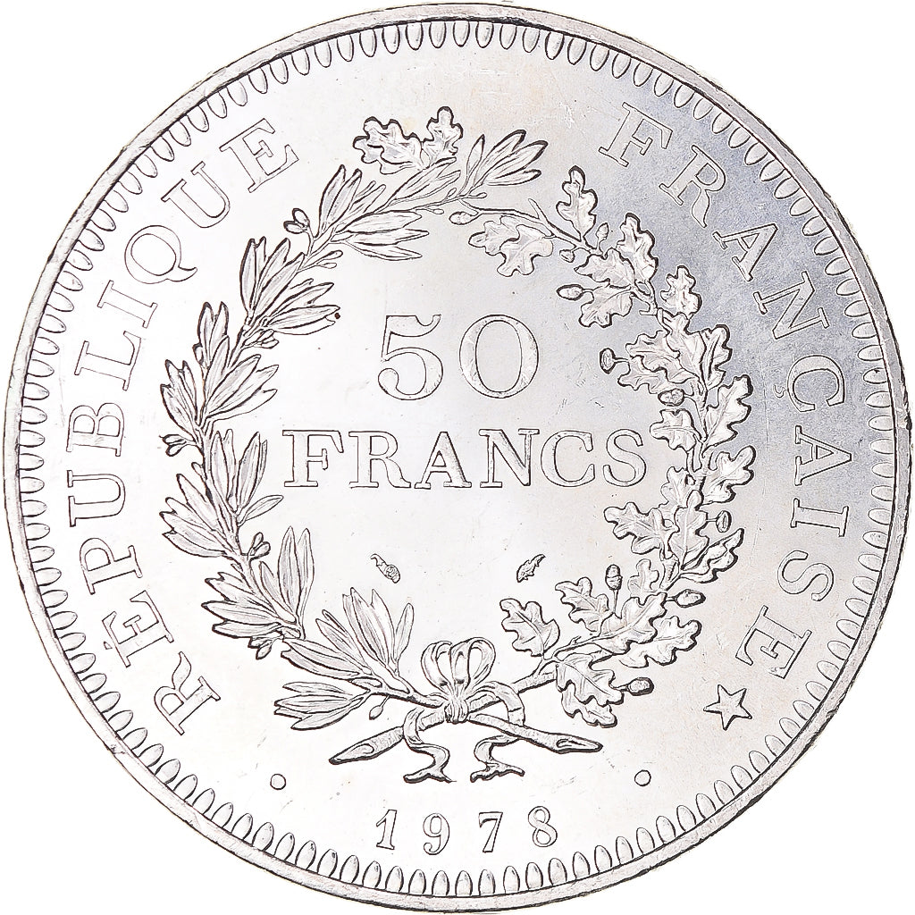 Monnaie, France, Hercule, 50 Francs, 1978, Paris, SUP, Argent, Gadoury:882
