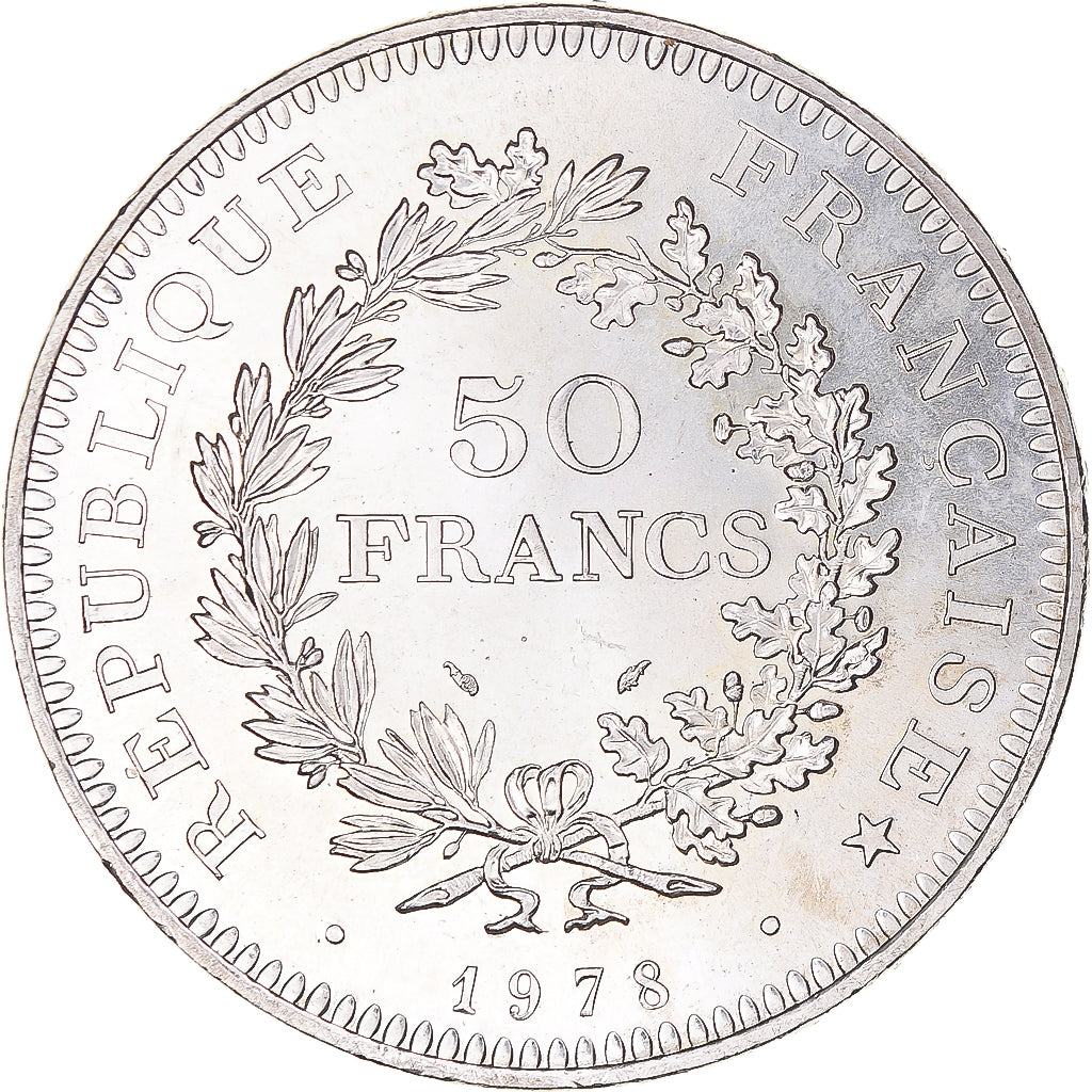 Monnaie, France, Hercule, 50 Francs, 1978, Paris, SUP, Argent, Gadoury:882