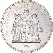 Coin, France, Hercule, 50 Francs, 1979, Paris, AU(55-58), Silver, KM:941.1