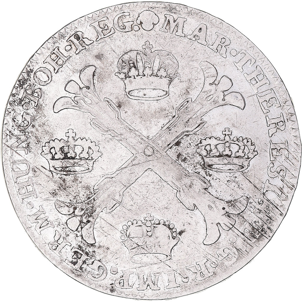Moeda, Países Baixos Austríacos, Maria Theresa, Kronenthaler, 1774, Brussels